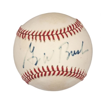 George W. Bush Signed Official American League Baseball